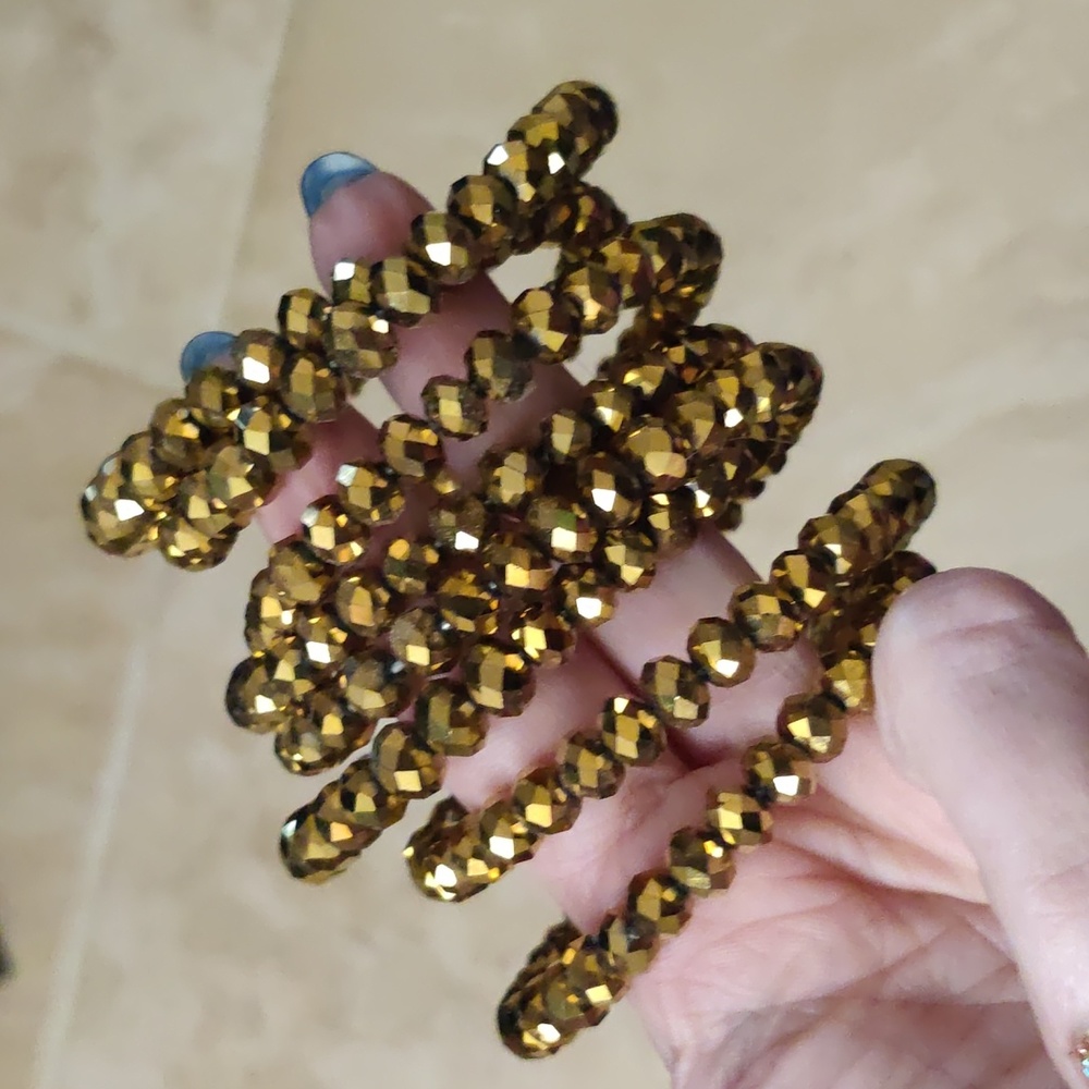 Gold Wired Bracelets